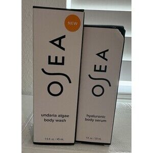 Osea 1.5 Oz Undaria Algae Body Wash &1 Oz Hyaluronic Body Serum